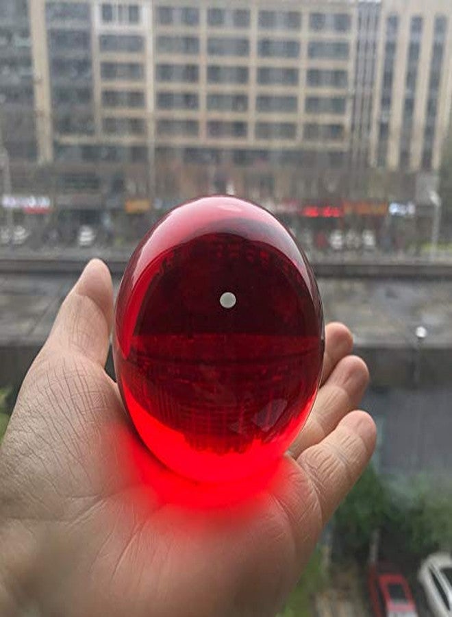 DSJUGGLING Ruby Red Acrylic Contact Juggling Ball - 76mm (3 Inches) - Image 4